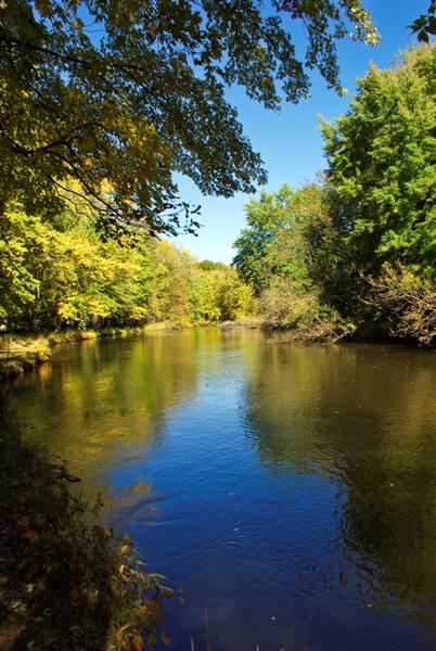 Scottville, MI: Pere Marquette River running through Scottville, MI