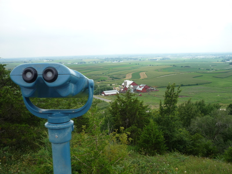 Platteville, WI: on top the big m