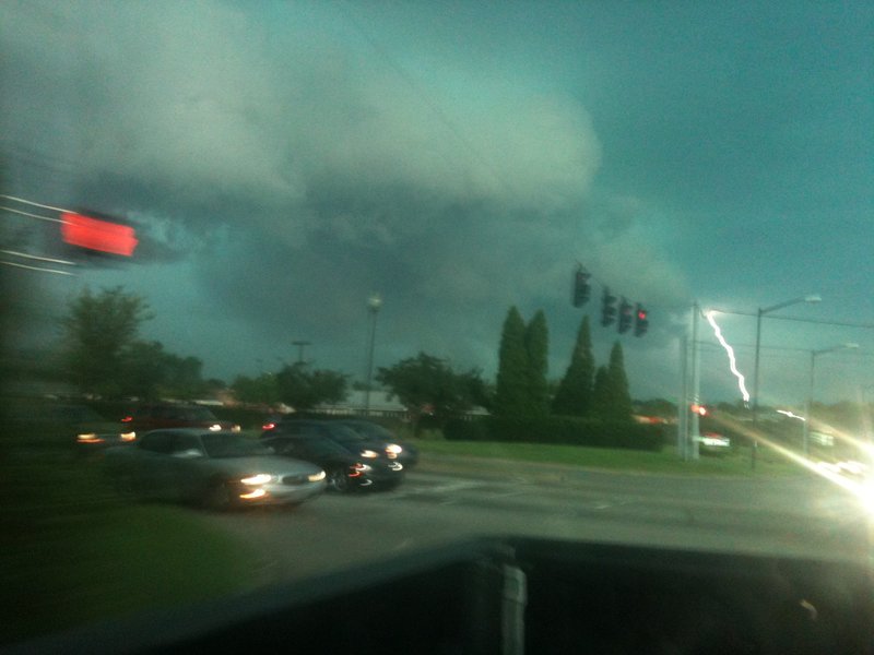 Shively, KY: Taken when that bad storm hit and took out the eletricity around 08/13/2011