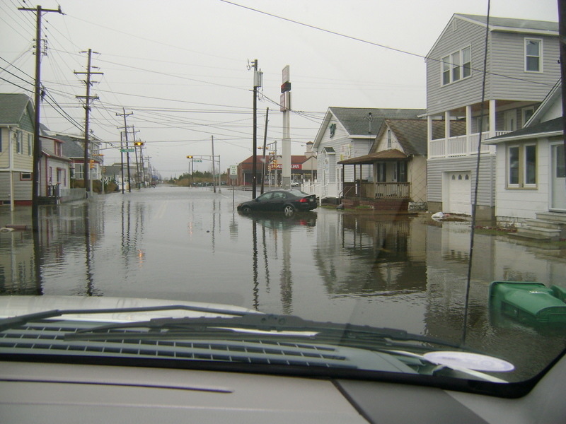 West Wildwood, NJ flood of 2009 glenwood ave photo, picture, image