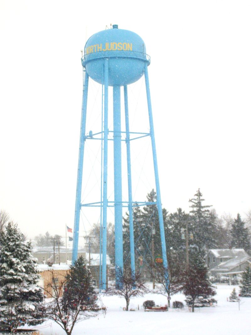 North Judson, IN: The water tower