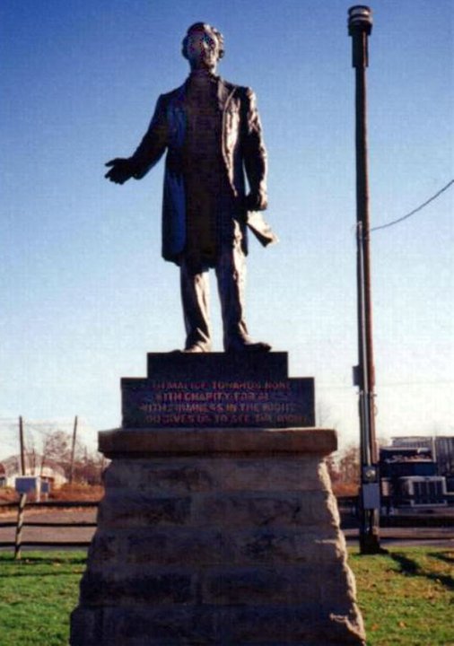 Middlesex, NJ: Lincoln Statue, Middlesex NJ Mountain Ave and Lincoln Ave