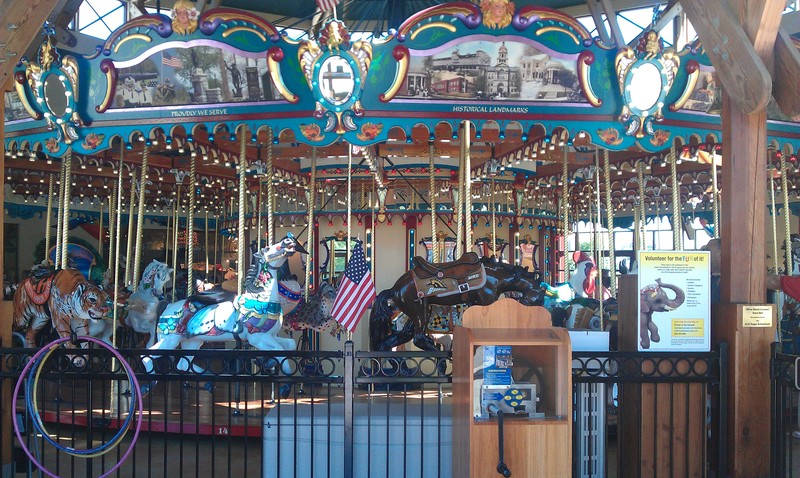 St. Joseph, MI: carousel at Silver Beach