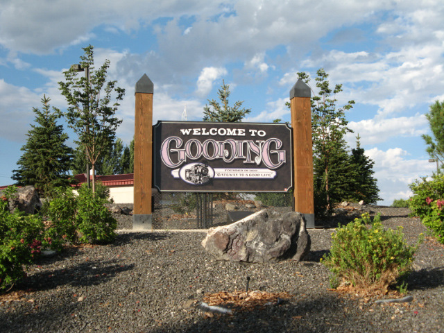Gooding, ID: Northbound Entrance to City of Gooding