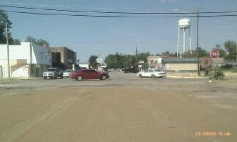 Valliant, OK: Looking North on Dalton Street. towards Hwy 70.