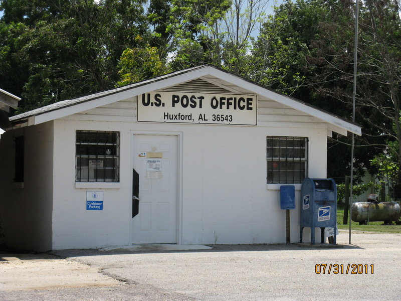 McCullough-Huxford, AL: Huxford Post Office