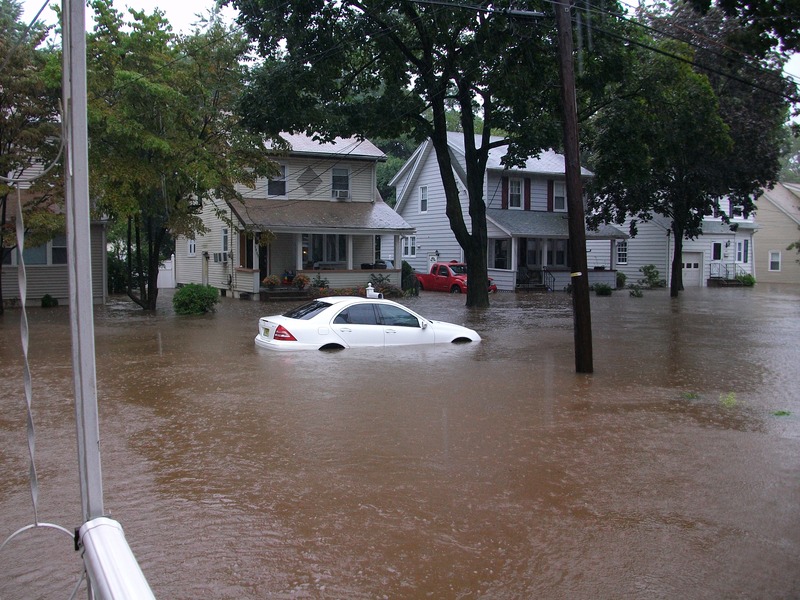 Rahway, NJ: FLOODING DURING IRENE STORM