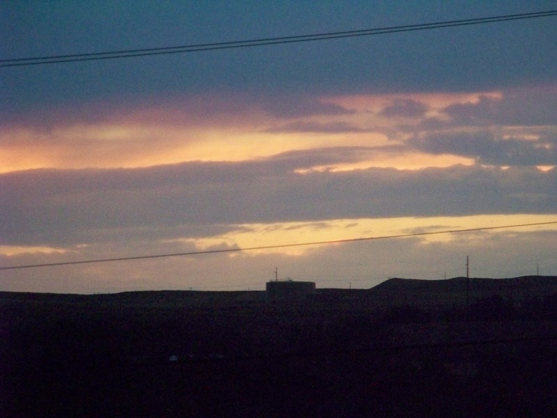 Casper, WY: Sunset by Fort Caspar Museum on August 3, 2011