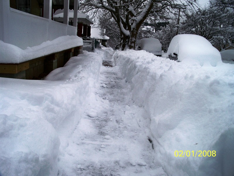 Leechburg, PA: Snowfall in Leechburg 2010