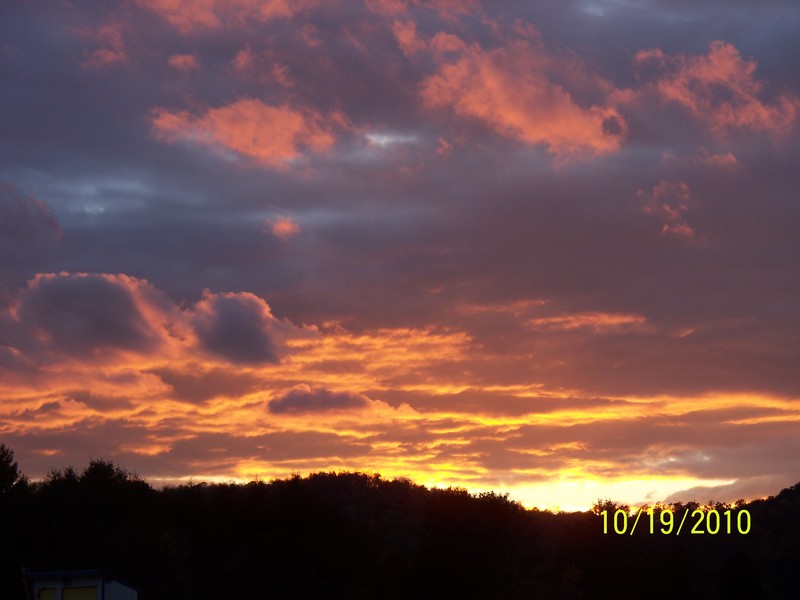 Granville, NY: Sunset in Granville, New York