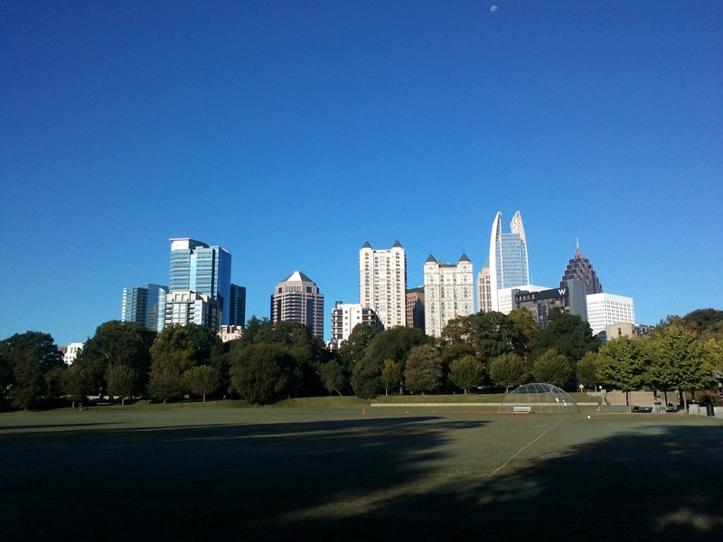 Atlanta, GA: Middtown from Piedmont Park