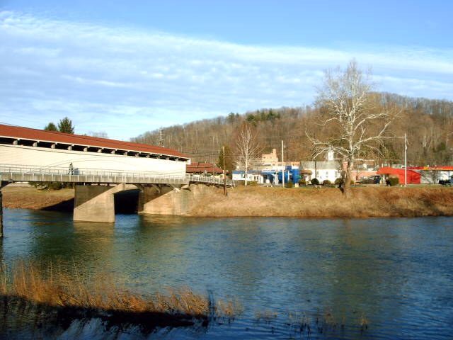 Philippi, WV: The only two-lane covered bridge serving a US highway