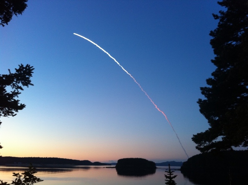 Kodiak, AK: Rocket Launch at Dawn