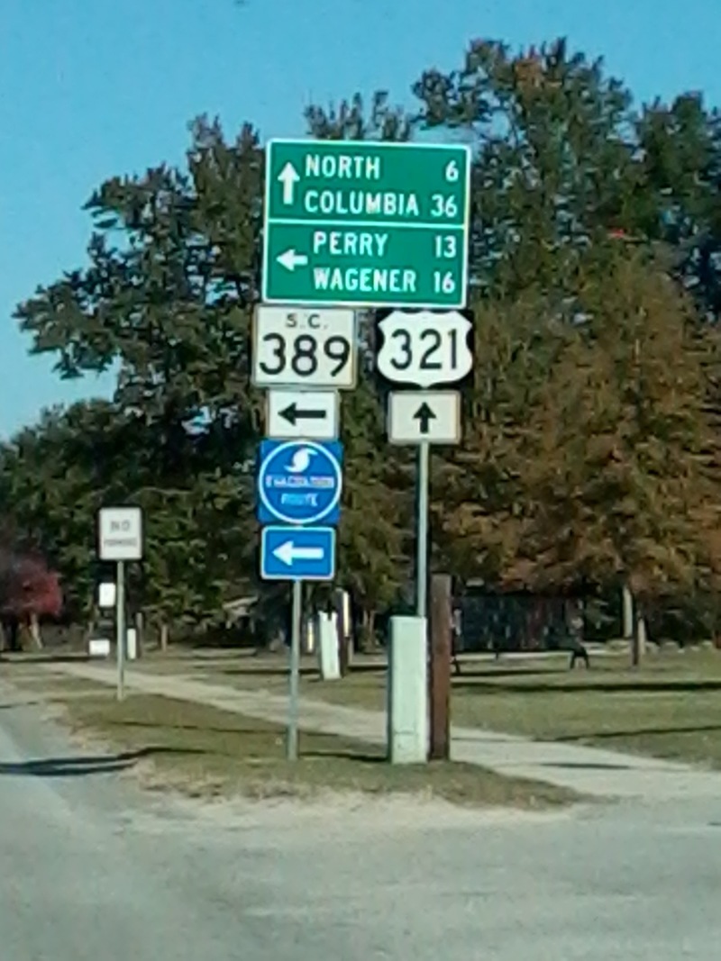 North, SC: Hwy 321 to NORTH