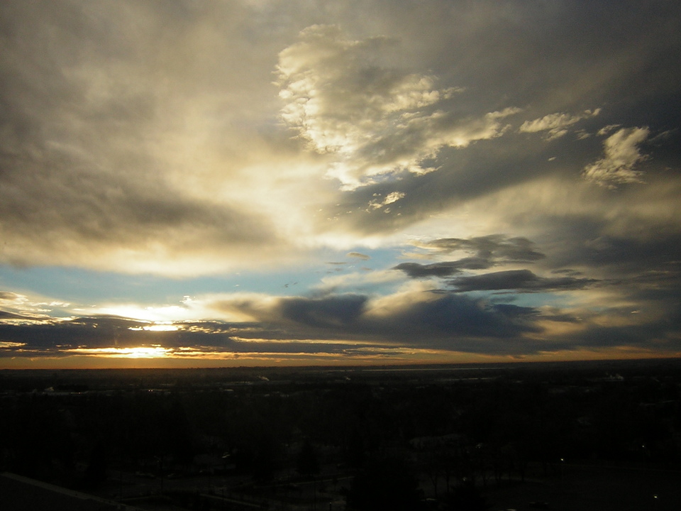 Greeley, CO: cloudy sky Greeley