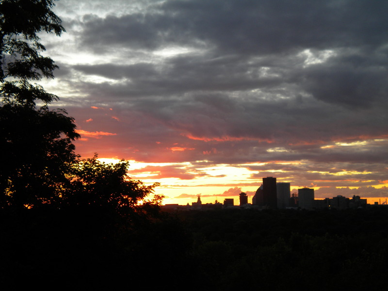 Rochester, NY: Sunset over Rochester