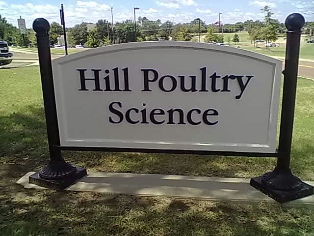 Starkville, MS: MSU Hill Poultry Science Department Name Stone