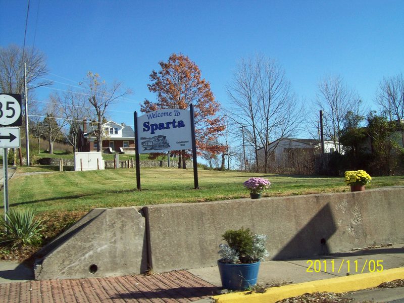 Sparta, KY: Welcome To Sparta- New Sign in Town