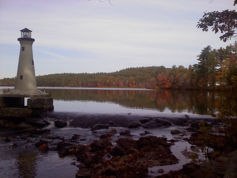 Brookline, NH: The Lighthouse on Lake Potanipo, Brookline NH