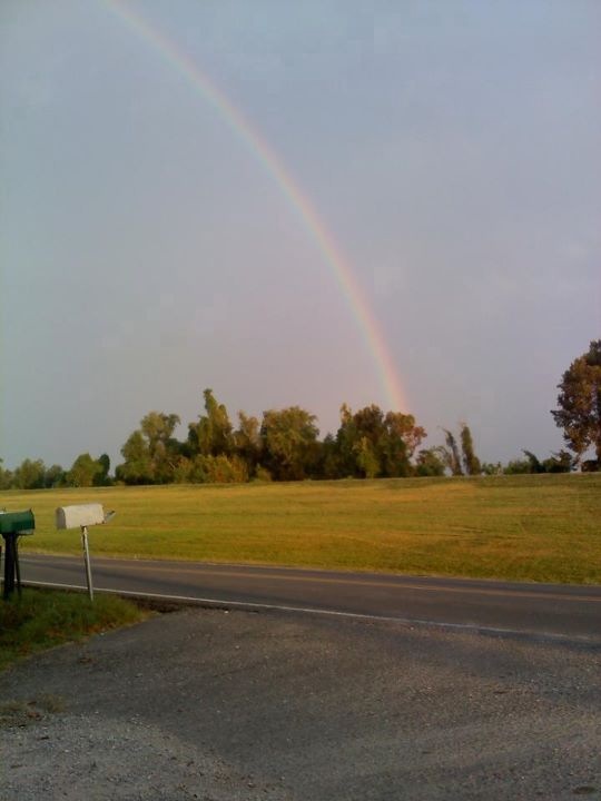 Hahnville, LA Rainbow over Hahnville..Champagne Dr photo, picture