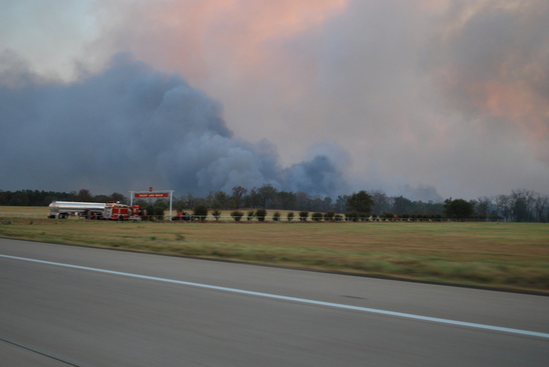 Linden, TX: Cass County Texas Fire 9/5/2011