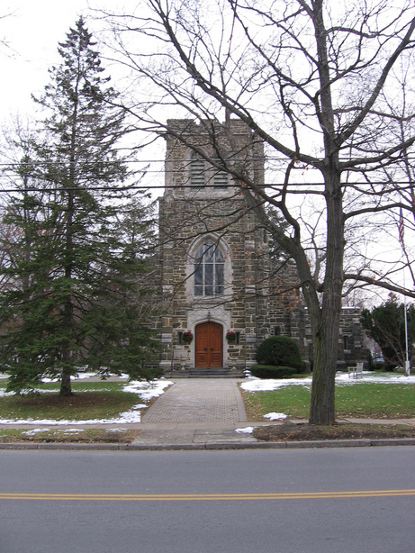Rhinebeck, NY: A church in Rhinebeck, NY