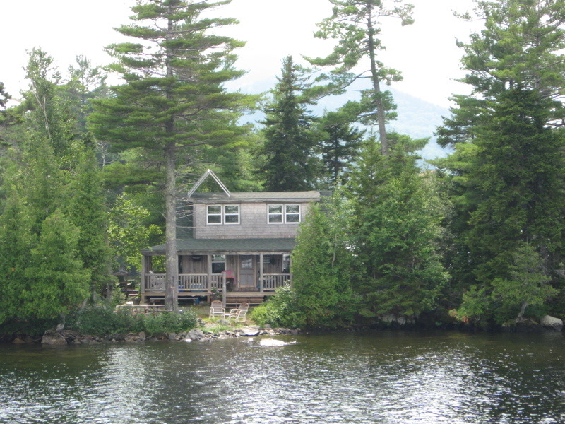 Greenville, ME House on an island Greenville Moosehead Lake photo