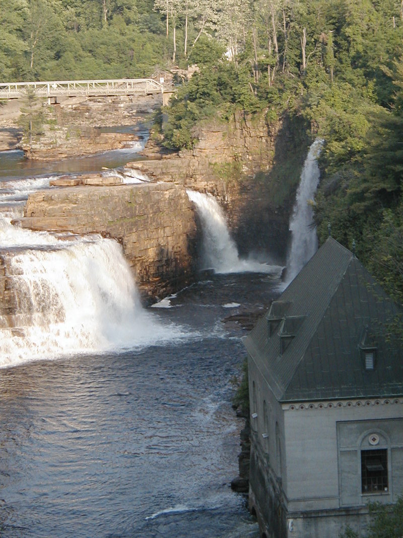 Au Sable, NY: Falls at Au Sable Chasm