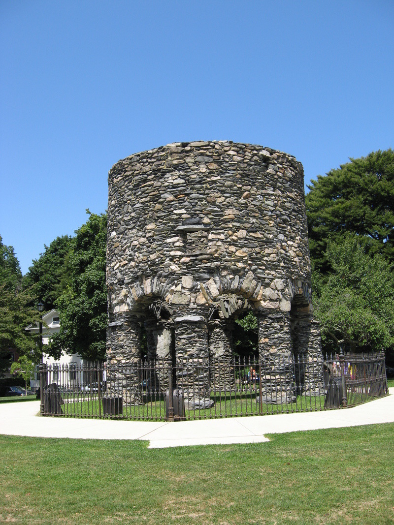 Newport, RI: Ancient temple downtown Newport