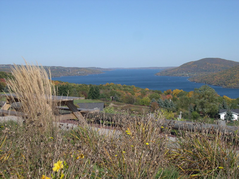 South Bristol, NY Sunrise Canandaigua Lake from Co. Hwy. 12 photo, picture, image (New York