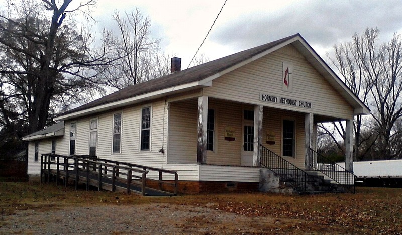 Hornsby, TN: Hornsby Methodist Crurch on Parker St.