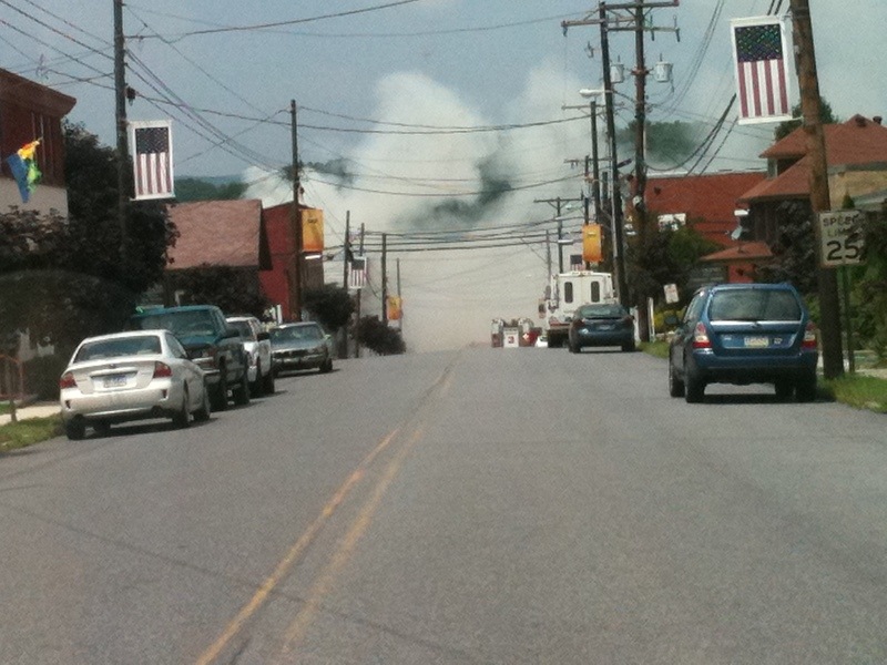 Boswell, PA: Fire on Main Street