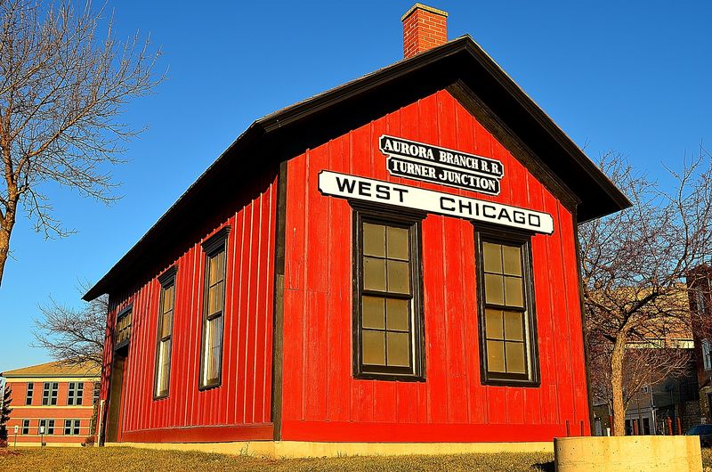 West Chicago, IL: The Old Train Depot