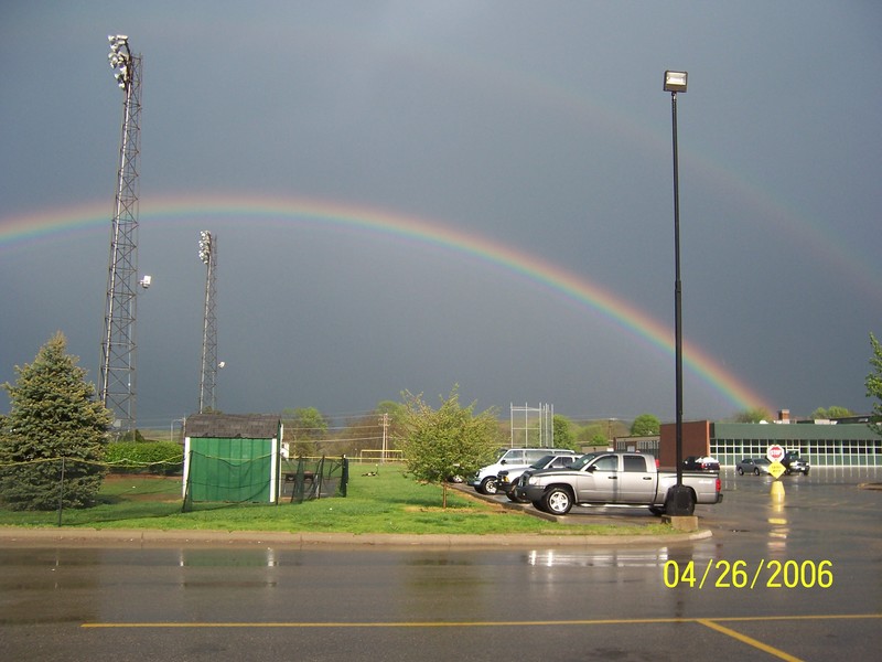 Harrison, OH: Harrison High School Double Rainbow