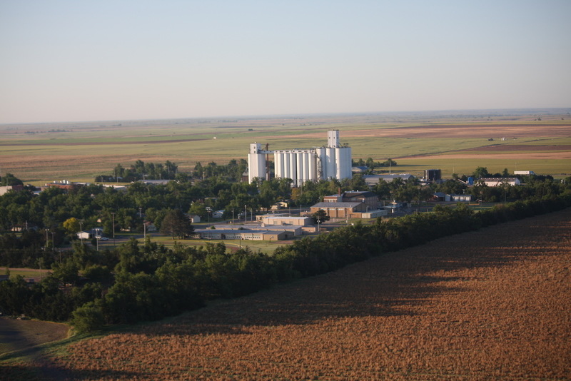 Haviland, KS: Haviland from the air.