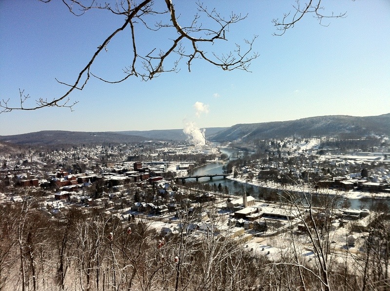 Warren, PA Jan 2012 Warren PA from Washington Park photo, picture