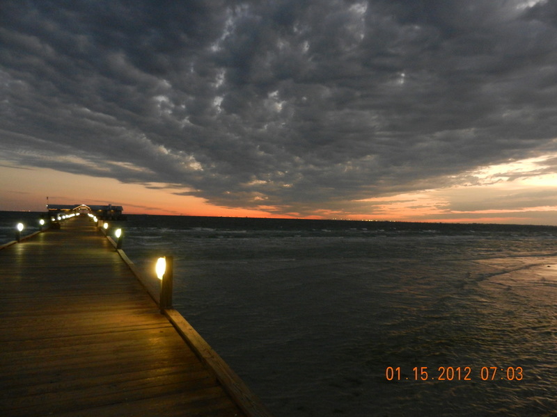 Anna Maria, FL: Sunrise over the Anna Maria City Pier