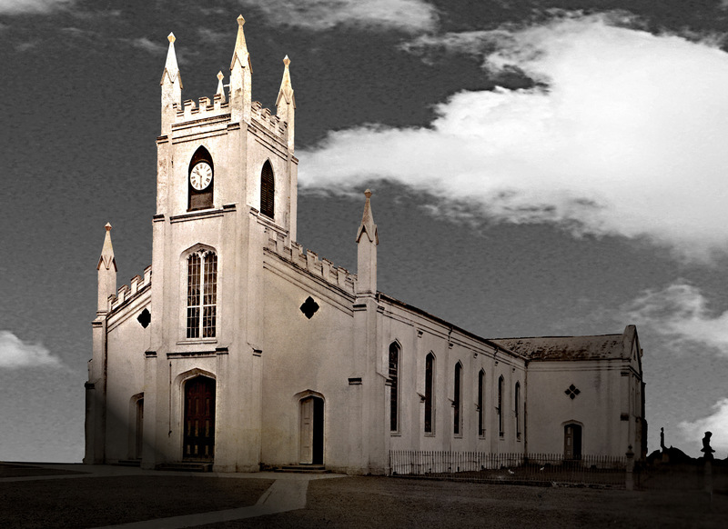 Plaucheville, LA: Early 1900-s picture of Matar Delorosa RC Church (editd)