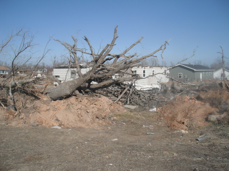 Duquesne, MO: Destruction still stands eight months later. Volunteers Welcome!