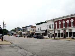 New Carlisle, IN: Our little town, center of shops and resteraunts.