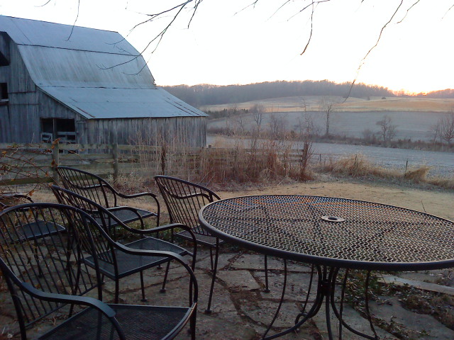 Pocahontas, MO: A rustic view from one of the backyards from a Pocahontas home.