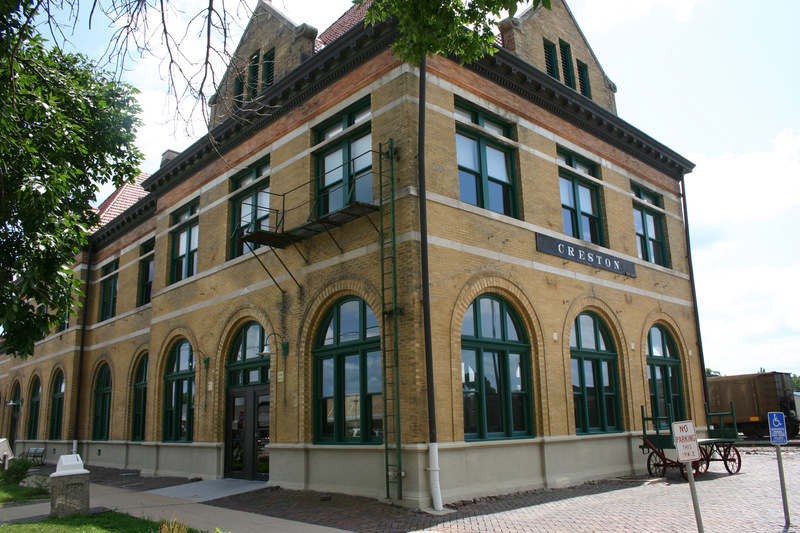 Creston, IA: Creston's restored depot - City Hall