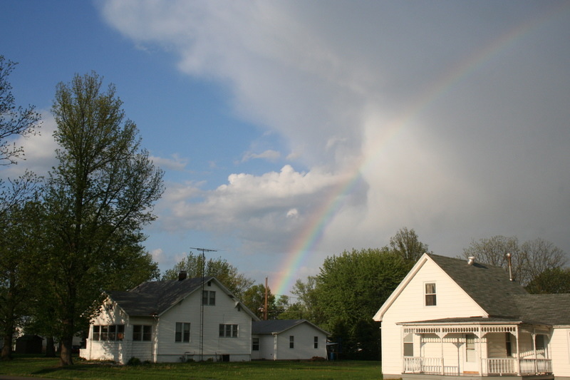 Irvington, IL: Rainbow afternoon in Irvington