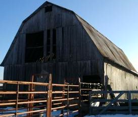 Edgar Springs, MO: barn from my childhood, my grandfather built