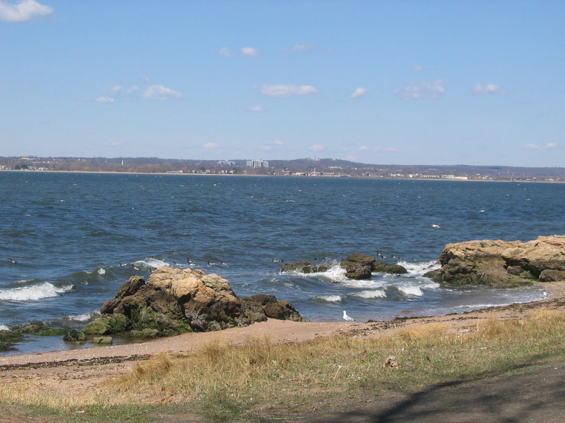 New Haven, CT: Light House at Light House Park in New Haven Connecticut