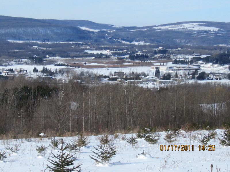 Tully, NY: view from the hill