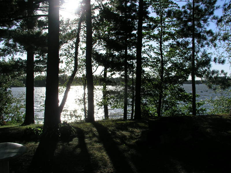 Chetek, WI : Point just west of the long bridge lookin onto prarie lake ...