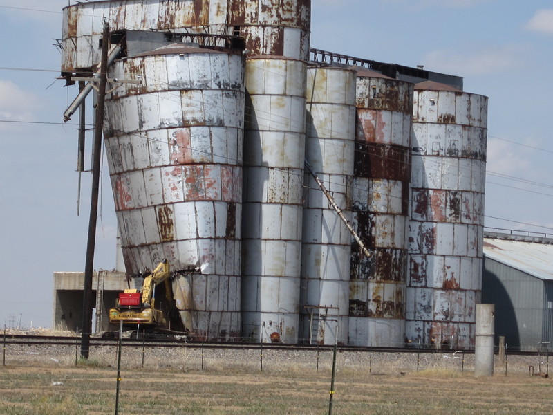 Kress, TX Old gin being torn down in kress in April 2012 photo