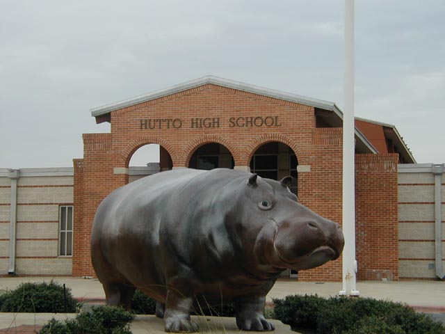 Hutto, TX: Hutto High School, Home of the Hippos