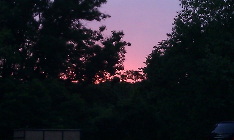 Chesapeake, OH: Sunset in May